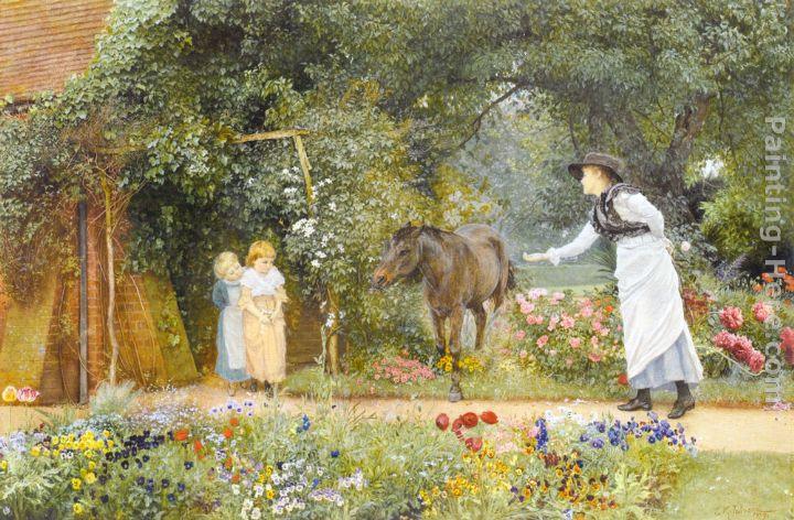 Edward Killingworth Johnson Catching the Pony